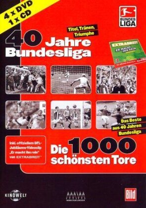 40 Jahre Bundesliga (Box, 4 DVDs + CD)