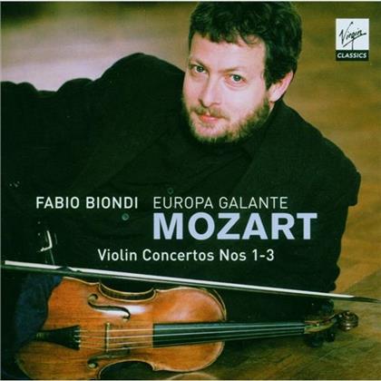 Fabio Biondi & Wolfgang Amadeus Mozart (1756-1791) - Violinkonzerte 1,2,3
