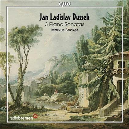 Markus Becker & Johann Ladislaus Dussek (1760-1812) - Klaviersonate Op44 18,Op61 24,Op64 26