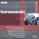 Mieczyslaw Horszowski & Bach/Franck/Mozart/Beethoven - Wohlt.Klav./Kinderszenen/Prelude/Fant.