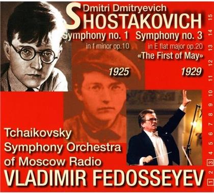 Vladimir Fedosseyev & Dimitri Schostakowitsch (1906-1975) - Sinfonie 1,3