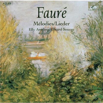 Ameling Elly / Souzay / Baldwin & Gabriel Fauré (1845-1924) - Lieder (4 CDs)