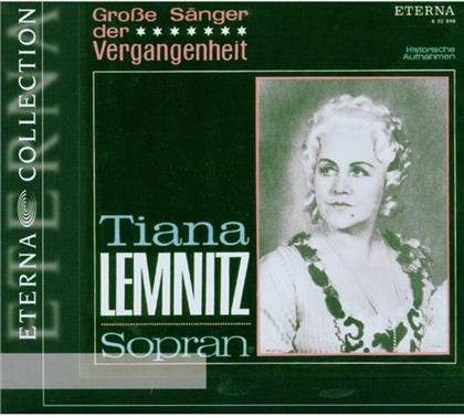 Lemnitz,T./Masur,K./Rother,A./ & Gluck/Mozart/Weber/Tschaikowsk - Grosse Sänger Der Vergangenheit