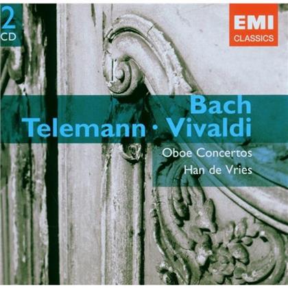 Han De Vries & Bach/Telemann/Vivaldi - Oboenkonzerte (2 CD)