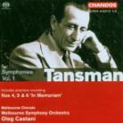 Caetani Oleg / Melbourne So & Choir & Alexandre Tansman (1897-1986) - Sinfonien Vol. 1 (4-6) (SACD)