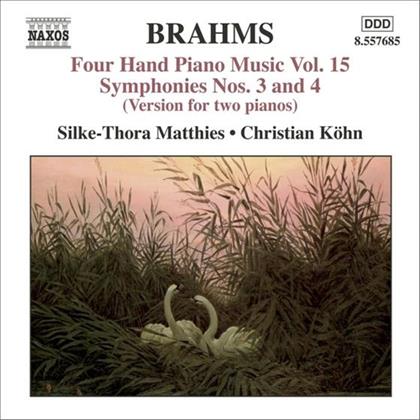 Thora-Matthies Silke/Köhn Christian & Johannes Brahms (1833-1897) - Sinfonien 3,4 Version F. Zwei Klaviere