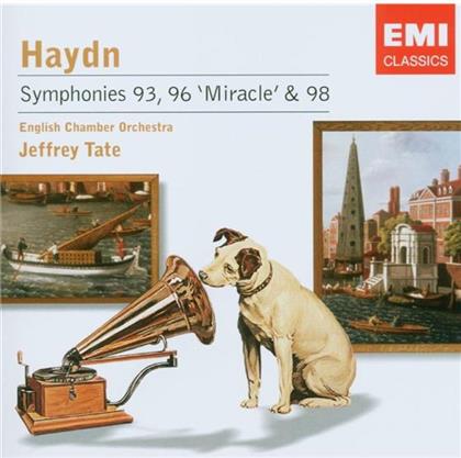 Jeffrey Tate & Joseph Haydn (1732-1809) - Sinfonie 93,96,98