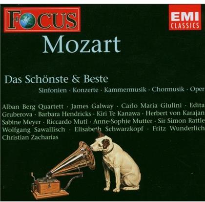 Various & Wolfgang Amadeus Mozart (1756-1791) - Focus Mozart - Das Schönste (5 CD)
