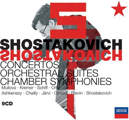 Various & Dimitri Schostakowitsch (1906-1975) - Orchestral Music & Concertos (9 CDs)