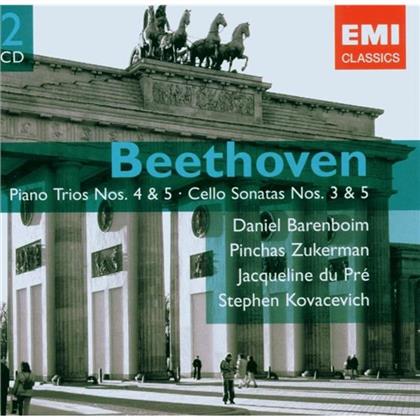 Daniel Barenboim & Ludwig van Beethoven (1770-1827) - Klaviertrios Op. 70/Cellosonate (2 CDs)