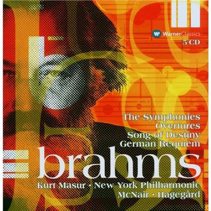Masur Kurt/Mcnair/New York & Johannes Brahms (1833-1897) - Sinfonien (5 CDs)