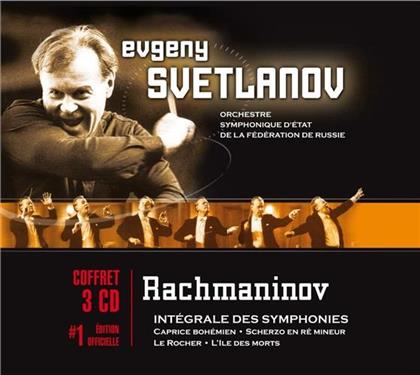 Swetlanow Jewgeni/Staatl. So Russland & Sergej Rachmaninoff (1873-1943) - Sinfonie 1-3 (3 CDs)