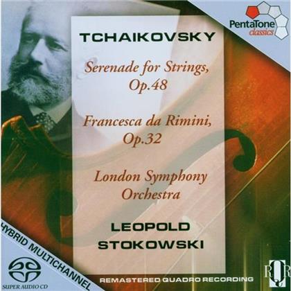 Stokowski Leopold / So London & Peter Iljitsch Tschaikowsky (1840-1893) - Francesca Da Rimini Op32/Serenade Op48