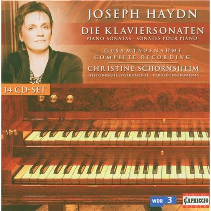 Christine Schornsheim & Joseph Haydn (1732-1809) - Sämtliche Klaviersonaten (14 CDs)