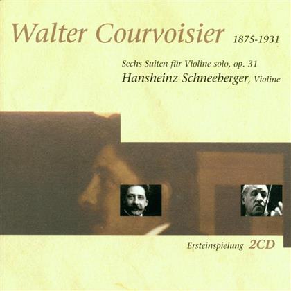 Hansheinz Schneeberger & Walter Courvoisier - Suite Fuer Violine Solo Op31/1 (2 CD)