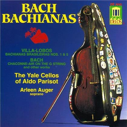 Arleen Augér, Heitor Villa-Lobos (1887-1959), Johann Sebastian Bach (1685-1750) & Yale Cellos of Aldo Parisot - Bachianas Brasileiras Nr1, Nr5, Chaconne-Air