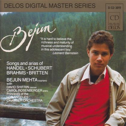 Bejun Mehta, David Shifrin, Carol Rosenberger, Johannes Brahms (1833-1897), … - Bejun - Songs and Arias of Handel - Schubert - Brahms - Britten