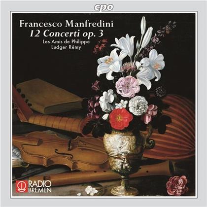 Les Amis De Philippe & Francesco Manfredini - Concerti Op3/1-12 Pastorale