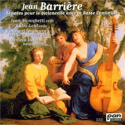 Monighetti & Jean Barriere - Sonate Fuer Cello & B.C. Buch