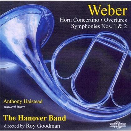 Anthony Halstead (Naturhorn) & Carl Maria von Weber (1786-1826) - Horn Concertino, Invitation (2 CDs)