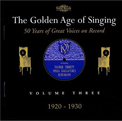 Bori, Pinza, Vallin, Zanelli & Various - Golden Age Of Singing Vol 3 (2 CDs)