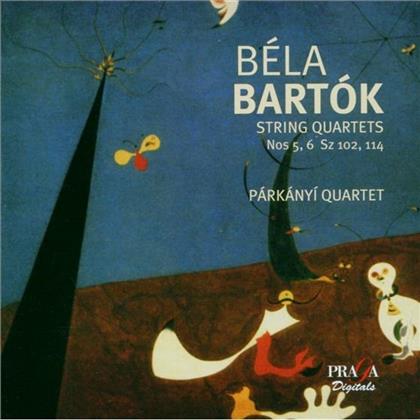 Parkanyi Quartet & Béla Bartók (1881-1945) - Streichquartette 5,6 (SACD)