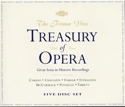 Caruso, Chaliapin, Farrar & Various - Prima Voce Treasury Of Opera (5 CDs)