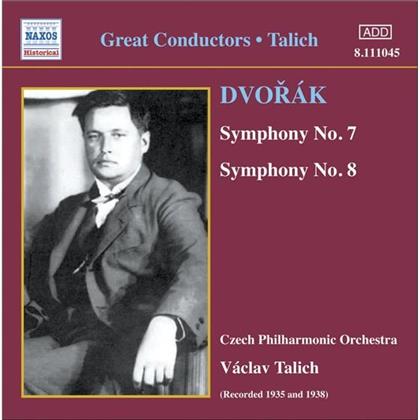 Talich Vaclav/Tschechische Philharmonie & Antonin Dvorák (1841-1904) - Sinfonien 7,8
