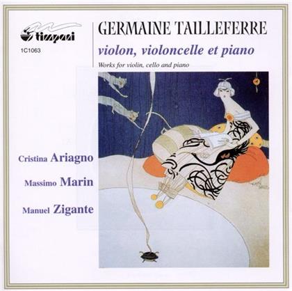 Cristina Ariagno & Germaine Tailleferre - Adagio, Berceuse, Calme Sans L