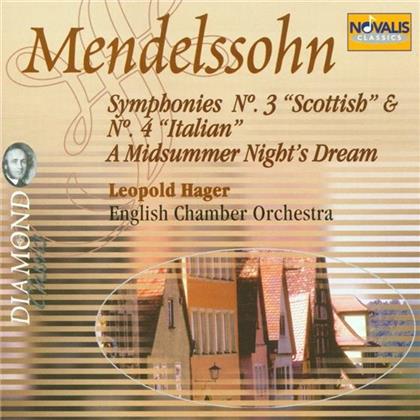 Le Englisches Kammerorchester & Felix Mendelssohn-Bartholdy (1809-1847) - Sinfonie 3 Schottische, 4 (2 CDs)
