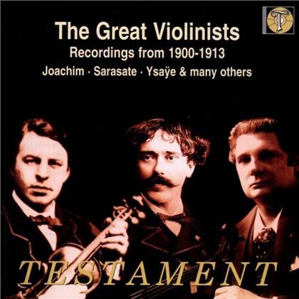 Joachim, Ysaye, Sarasate & Various - Great Violonists (2 CDs)