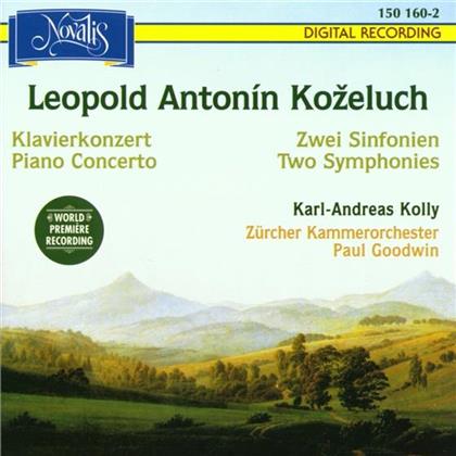 Kolly Karl-Andreas / Zürcher Kammerorch. & Leopold Anton Kozeluch (1747-1818) - Konzert Fuer Klavier In D-Dur