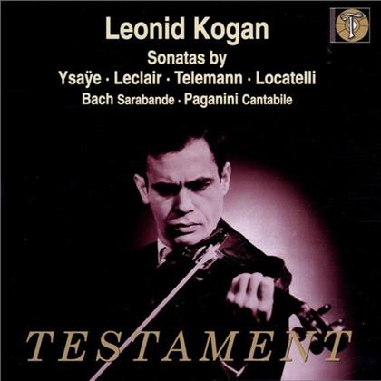 Leonid Kogan & Bach/Leclair/Locatelli - Bach, Leclair, Locatelli