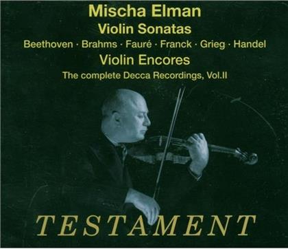 Mischa Elman (Violine) & Various - Complete Decca Recordings Vol. (4 CDs)