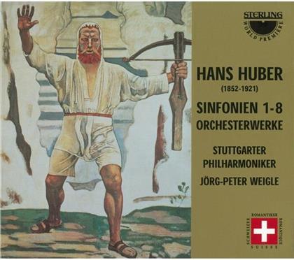 Po Stuttgart & Hans Huber (1852-1921) - Sinfonie Nr1 Op63 (5 CDs)