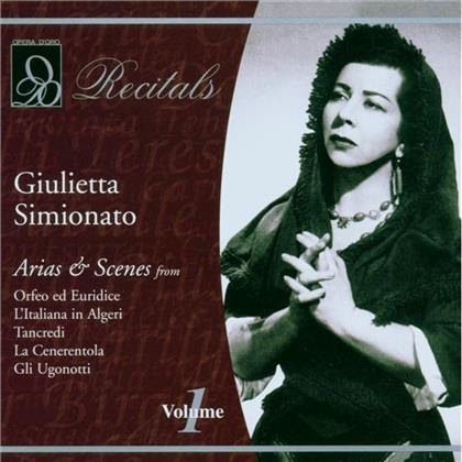 Simionato Giulietta / Ghiaurov & Various - Arias & Scenes Vol 1 : Cenerentola