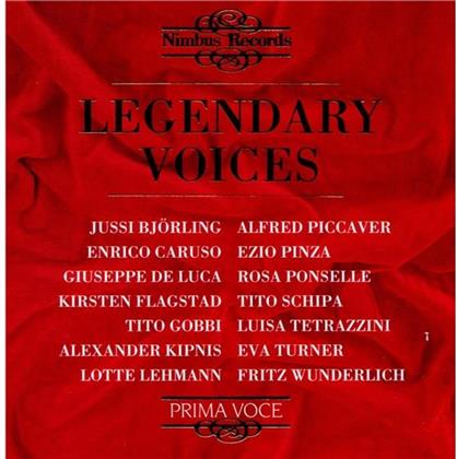 Tetrazzini, Caruso, Schipa & Various - Legendary Voices