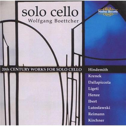 Wolfgang Böttcher (Cello) & Divers - 20Th Century Works For Solo Cello