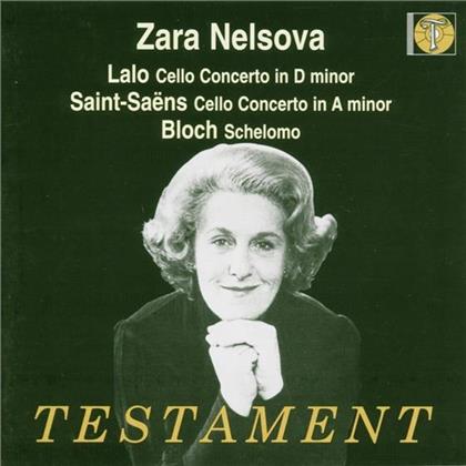 Zara Nelsova (Cello) & Édouard Lalo (1823-1892) - Konzert Fuer Cello
