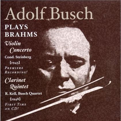 Adolf Busch & Johannes Brahms (1833-1897) - Konzert Fuer Violine Op77, Qui