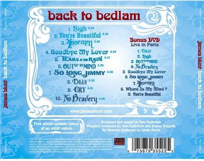 James Blunt - Back To Bedlam (CD + DVD)
