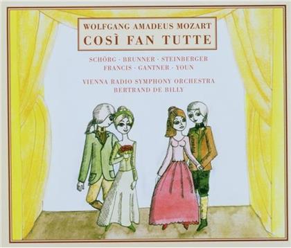Billy Bertrand De / Rso Wien & Wolfgang Amadeus Mozart (1756-1791) - Cosi Fan Tutte (3 CDs)