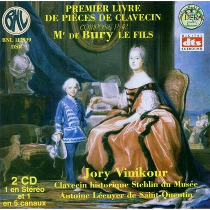 Jory Vinikour (Historische Instrumente) & Bernard De Bury - Werke Fuer Cembalo Buch