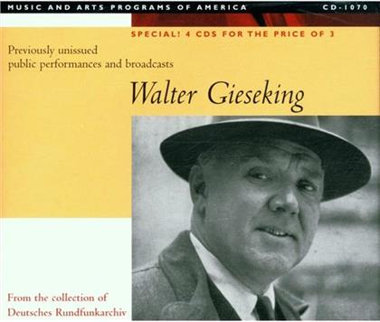 Walter Gieseking & Bach/Beethoven/Brahms/Debussy - Bach, Beethoven, Brahms, Debussy