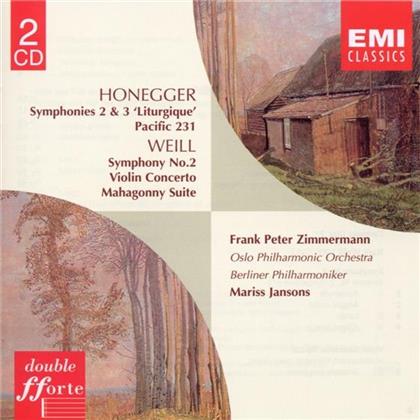 Frank Peter Zimmermann & Honegger/Weill - Sinfonie 2,3 (2 CD)