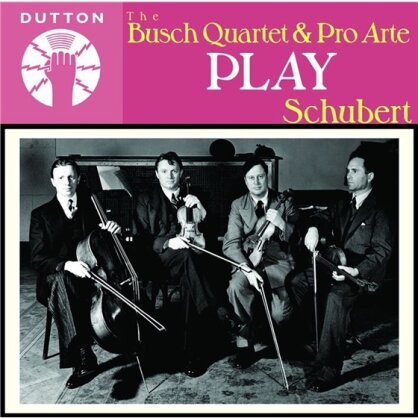 Busch Quartett, Arthur Schnabel & Franz Schubert (1797-1828) - Quartett Nr14 D810 Der Tod & Das Mädchen