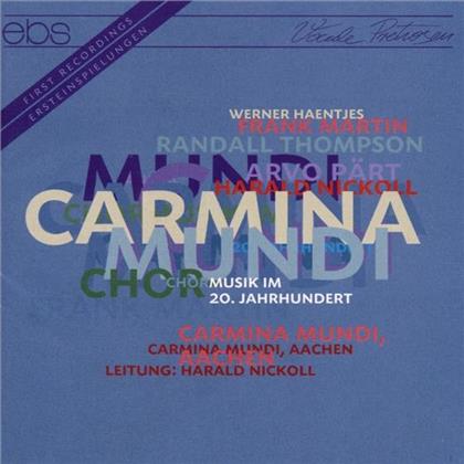 Carmina Mundi Chor Aachen & Various - Musik Im 20. Jahrhundert