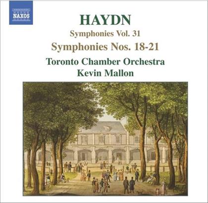 Mallon Kevin/Toronto Chamber Orchestra & Joseph Haydn (1732-1809) - Sinfonien Vol. 31, 18-21