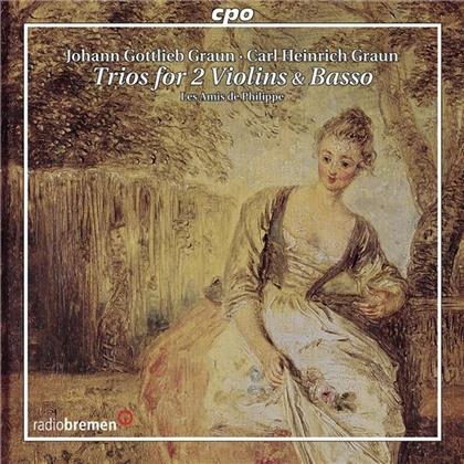 Les Amis De Philippe & Carl Heinrich Graun (1704-1759) - Triosonaten Fuer 2 Violinen & B.C.