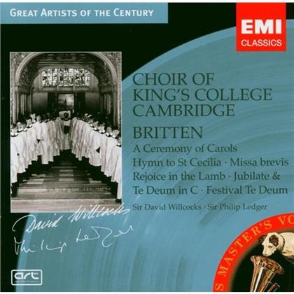 King's College Choir, Cambridge & Sir Benjamin Britten (1913-1976) - Ceremony Of Carols/Missa Brevis